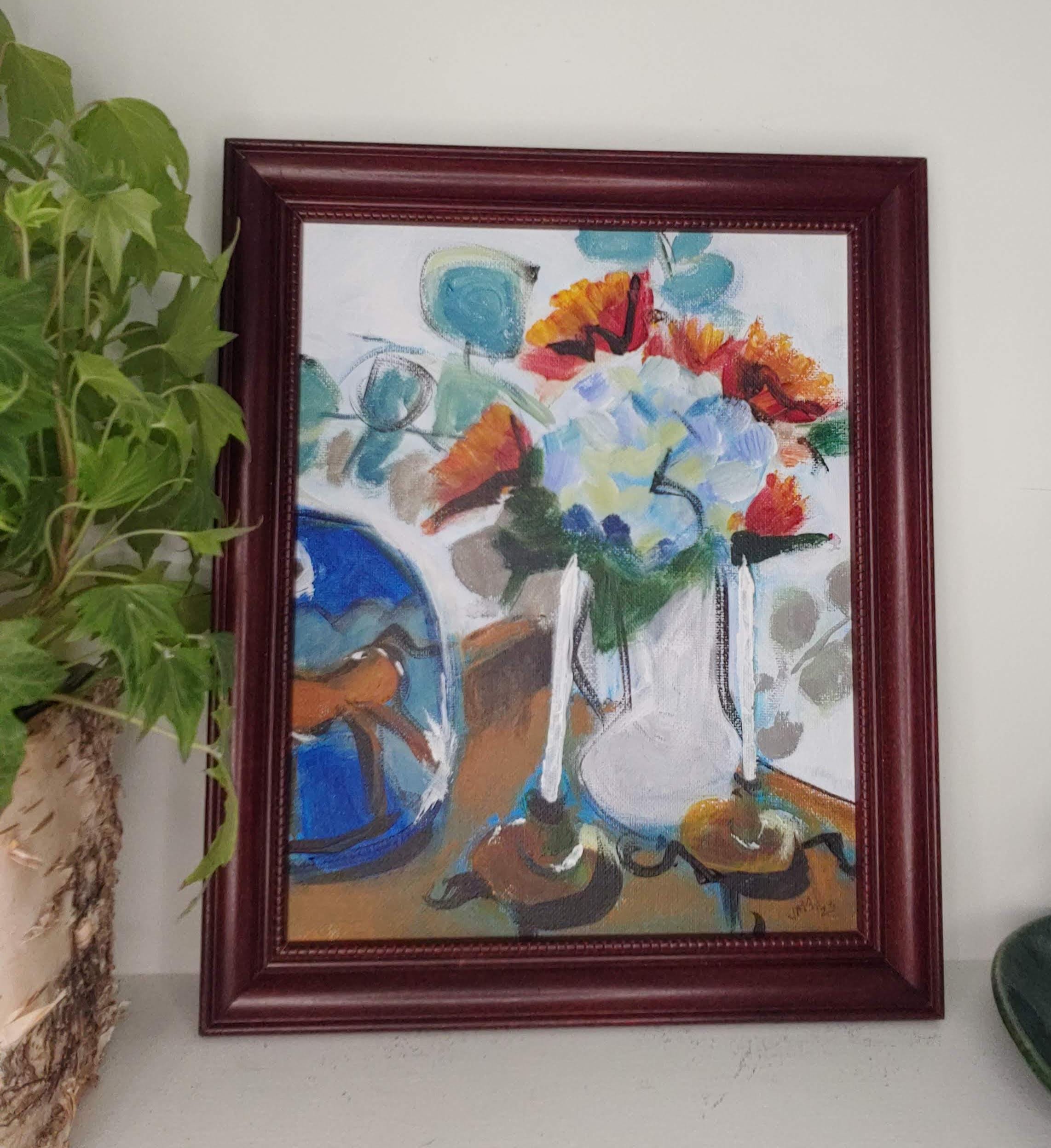 Still Life With Blue Hydrangeas - Etsy