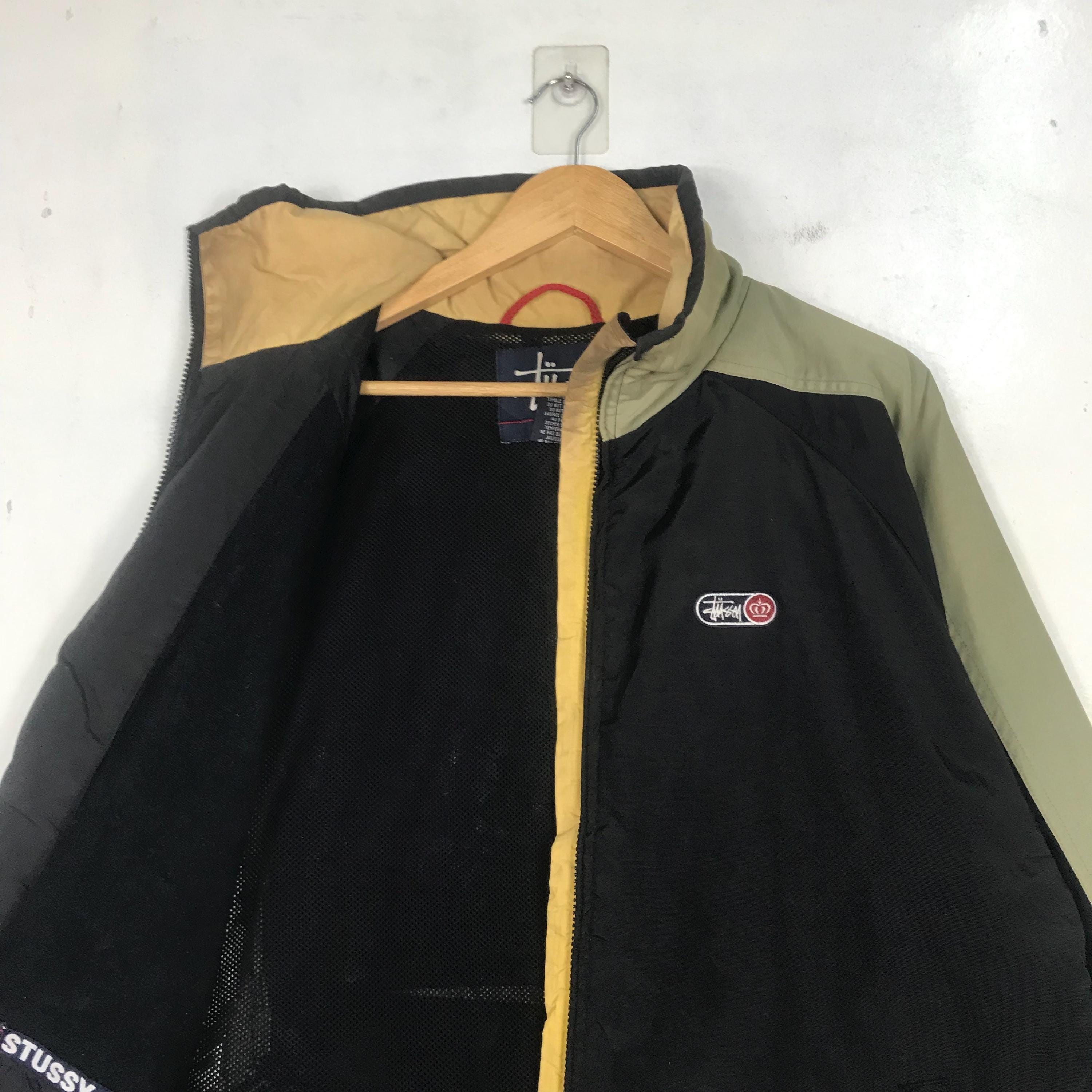 Vintage Stussy 90's Windbreaker Zipper Jacket Windbreaker