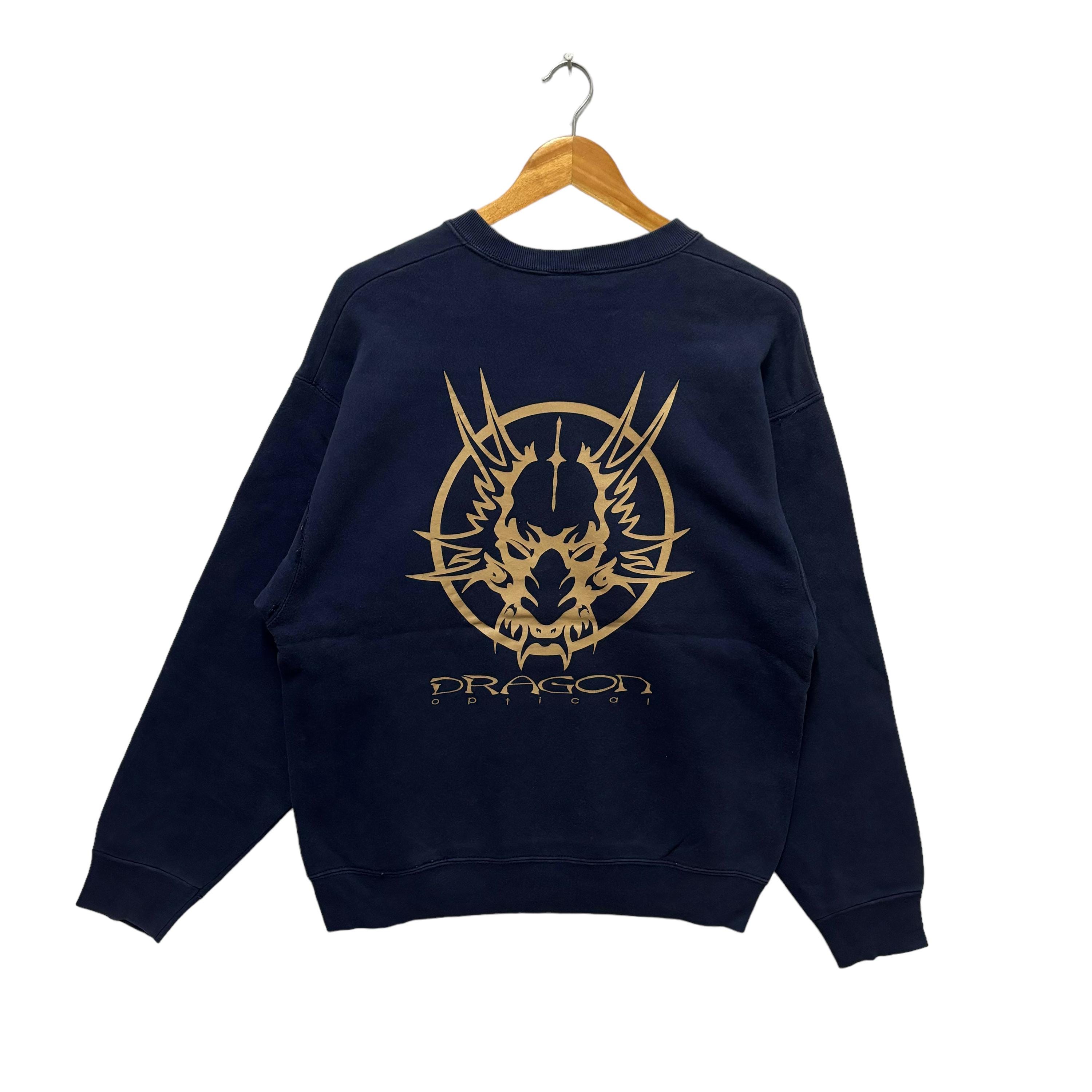 【使い勝手の良い】 of Fruit Optical Dragon Sweatshirt Vintage the Big 90's Loom トップス