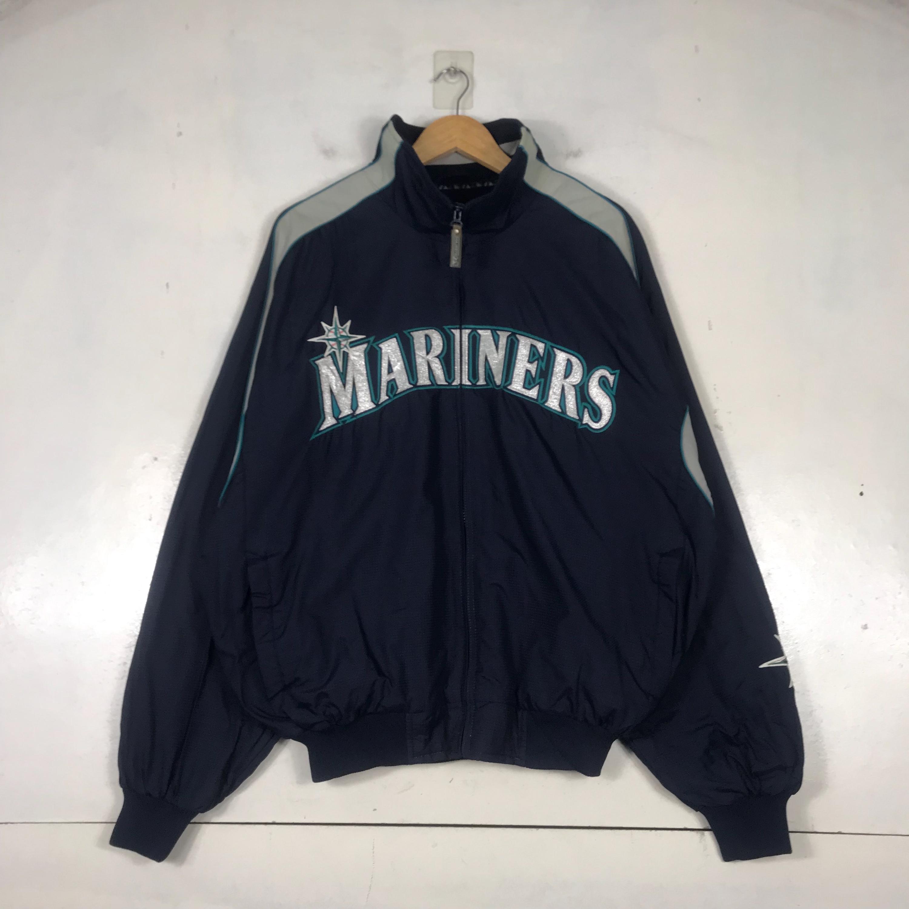 Vtg Seattle Mariners Majestic Jacket Size M Fleece Lined | eBay