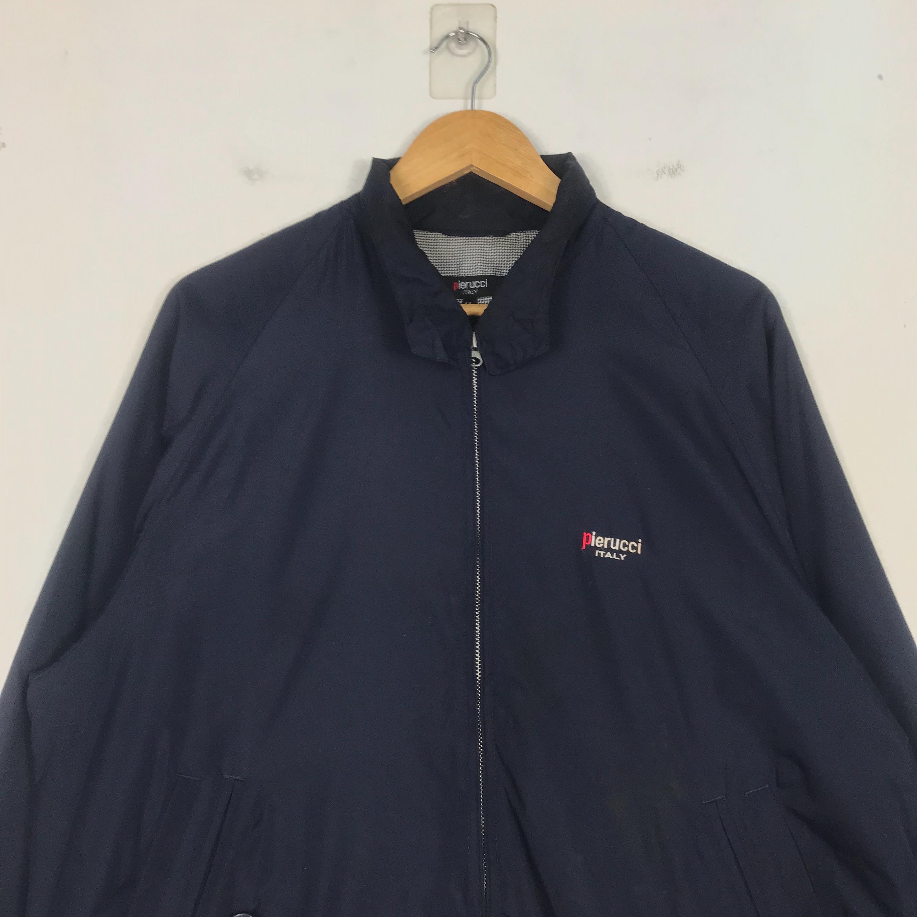 Vintage Pierucci Italy Utility Jacket Full Zipper Menswear