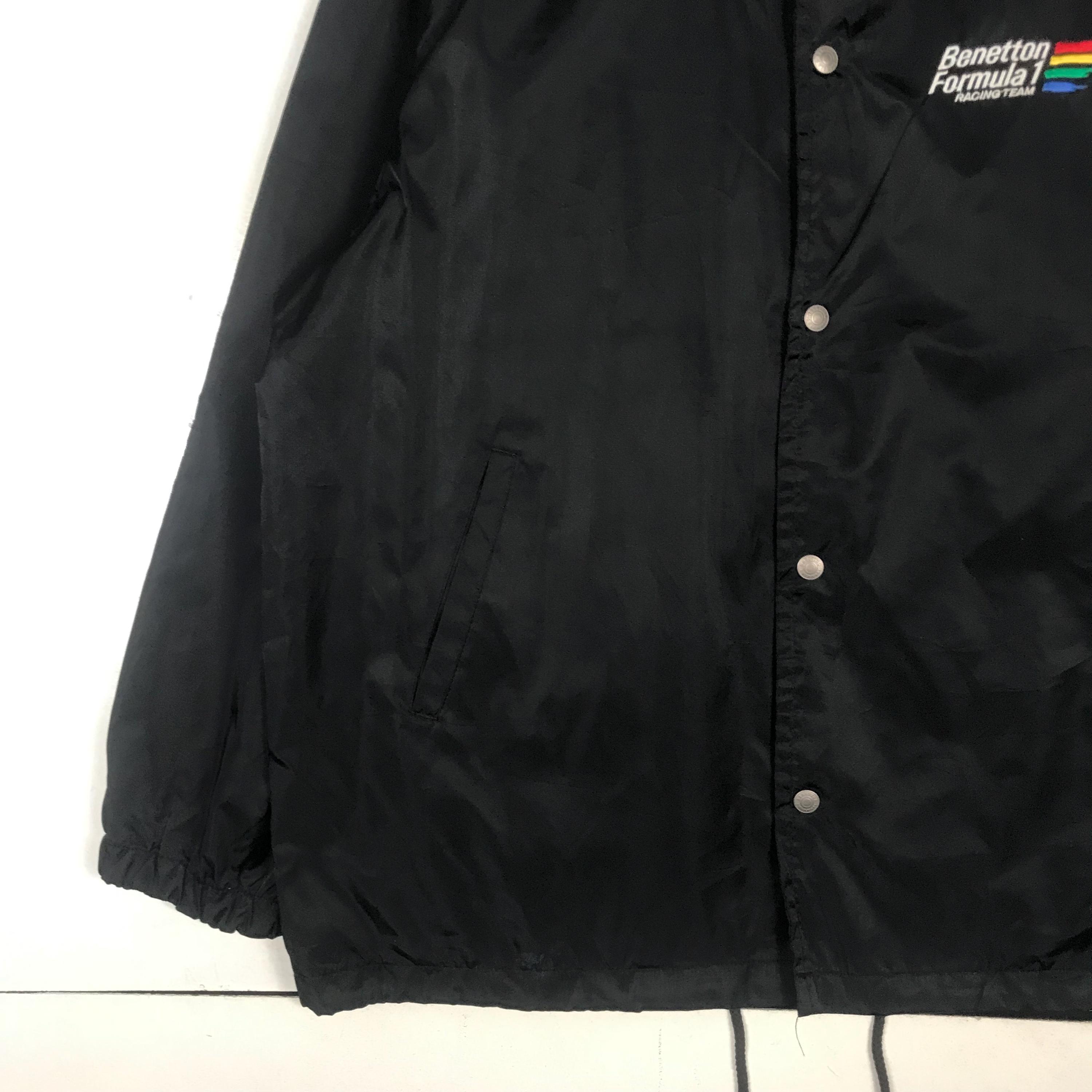 Vintage Benetton Formula 1 Racing Team Coach Jacket Full