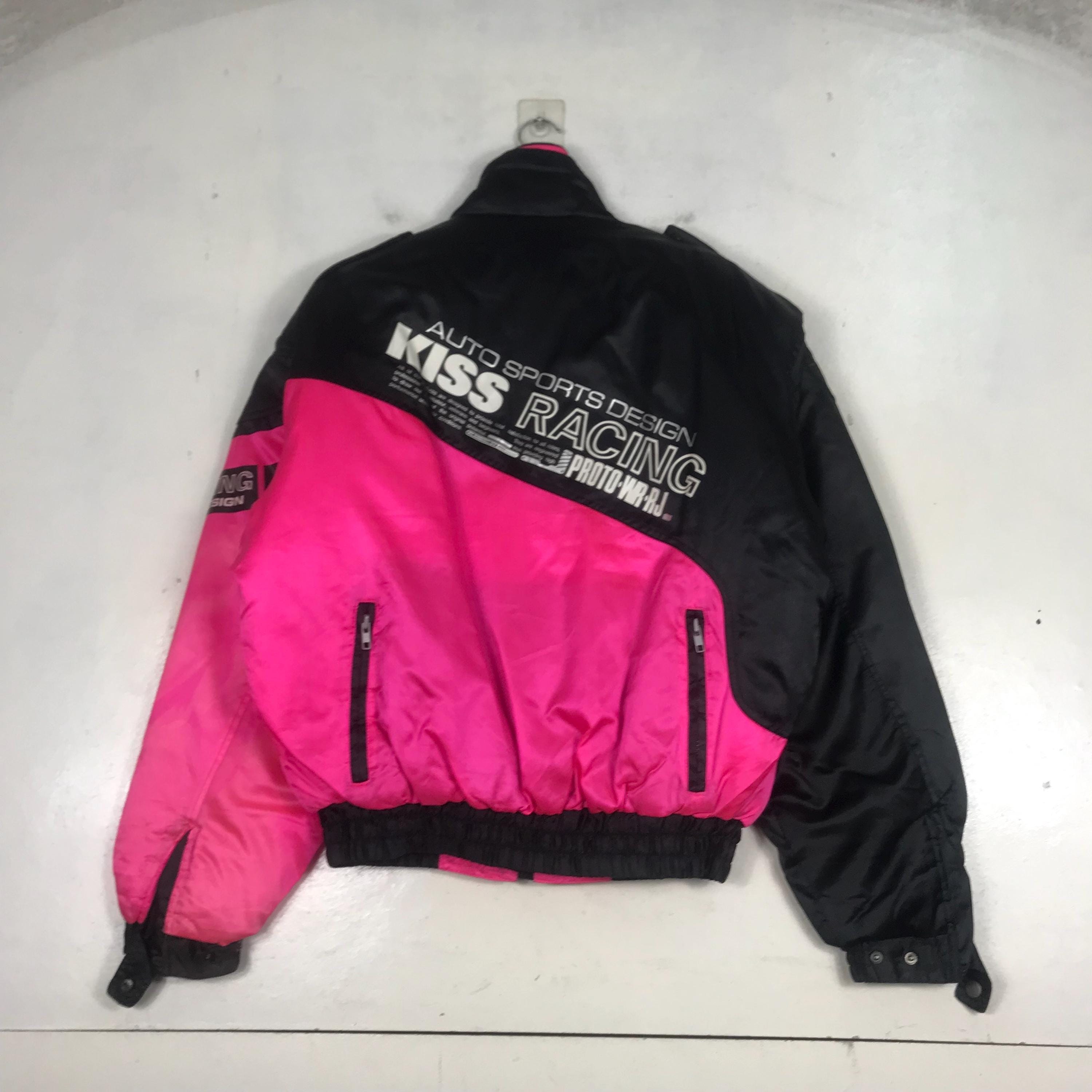 Vintage Kiss Racing Team Motorcycle Jacket Menswear Fashion