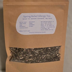 Spring Relief Allergy Tea