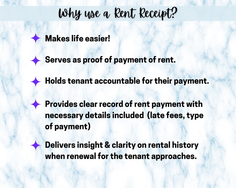 Rent Receipt Landlord Rental Receipt Template, Receipt Template for