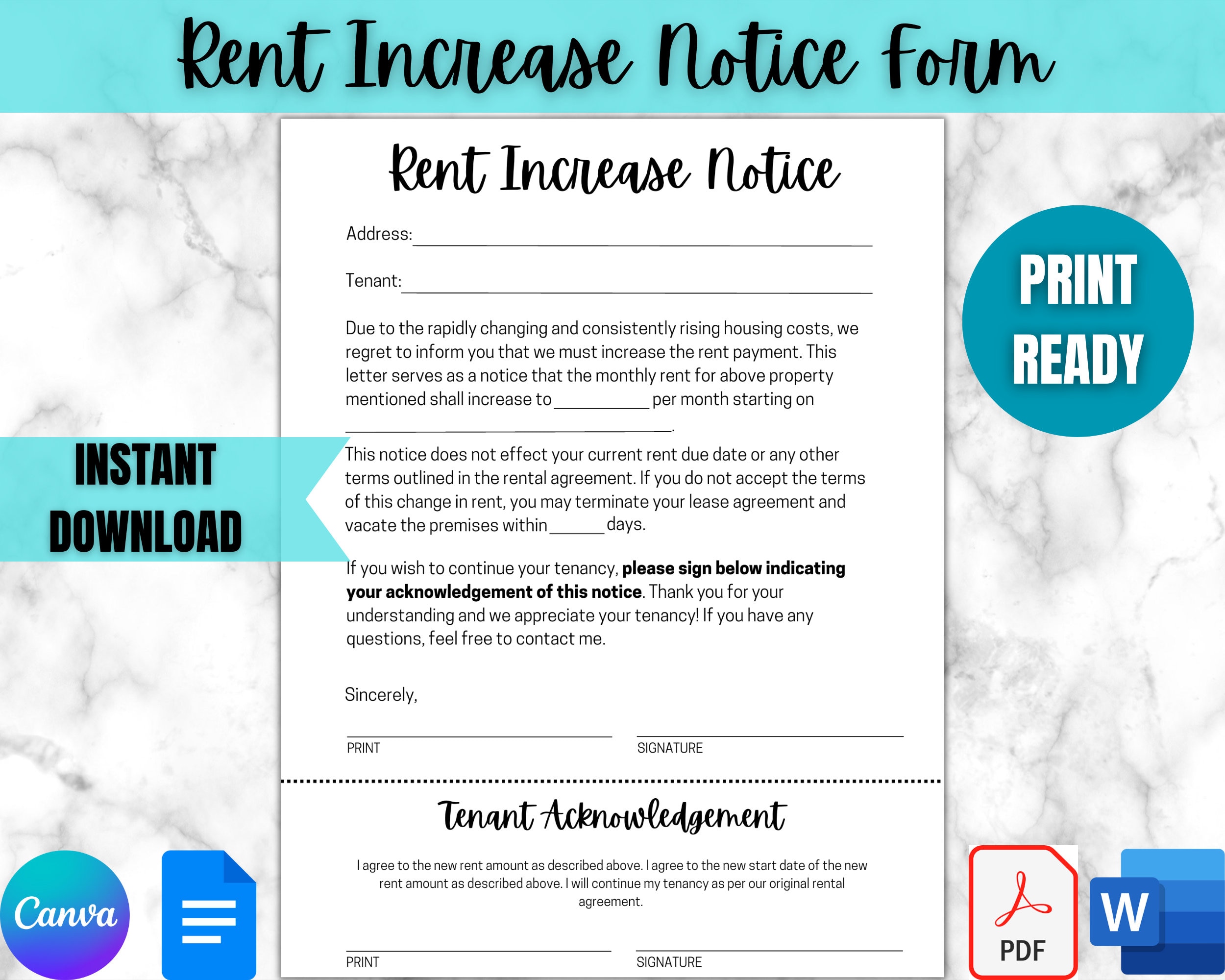 What Is Notice Of Rent Increase What Is Notice Of Rent Increase