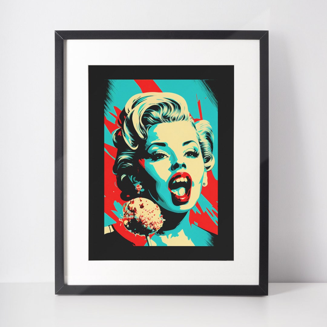 Printable Wall Art, Pop Art Series, Botanical Wall Art, Botanical Print