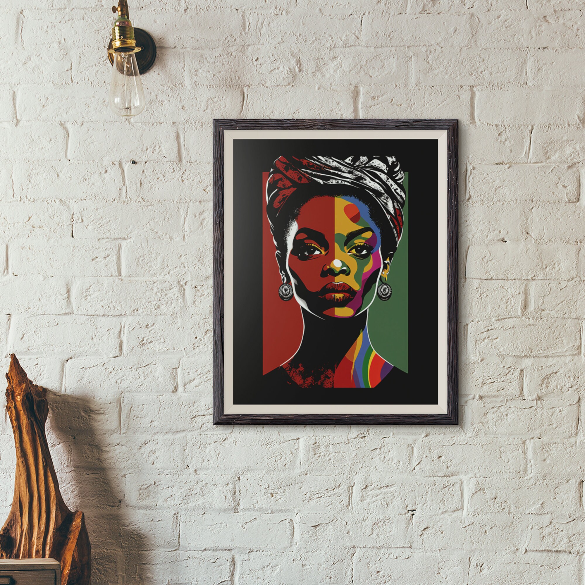 Printable Wall Art, Black History, Pop Art Series, Botanical Wall Art