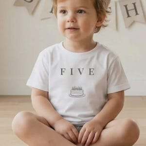 5th Birthday Boy Shirt Custom Turning 5 Birthday Tee Five Year Old Boy Birthday Outfit Birthday Boy Shirt Cute Toddler Birthday Boy Gift
