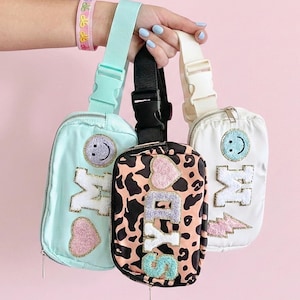 Toddler Fanny Pack Personalized Gift Ideas Family Vacation Bag for Theme Park Gifts for 4 Year Old Girls Gift for Stepdaughter from Stepmom