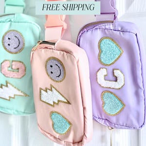 Personalized Kids Fanny Pack Custom Belt Bag Toddler Handbag Kids Belt Bag Toddler Purse Custom Kids Bum Bag for Toddlers Girl Crossbody Bag
