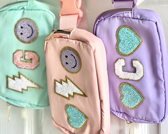 Gepersonaliseerde kinder heuptasje Aangepaste heuptas Peuter handtas Kinder heuptas Peuter portemonnee Aangepaste kinder heuptas voor peuters Meisje Crossbody tas