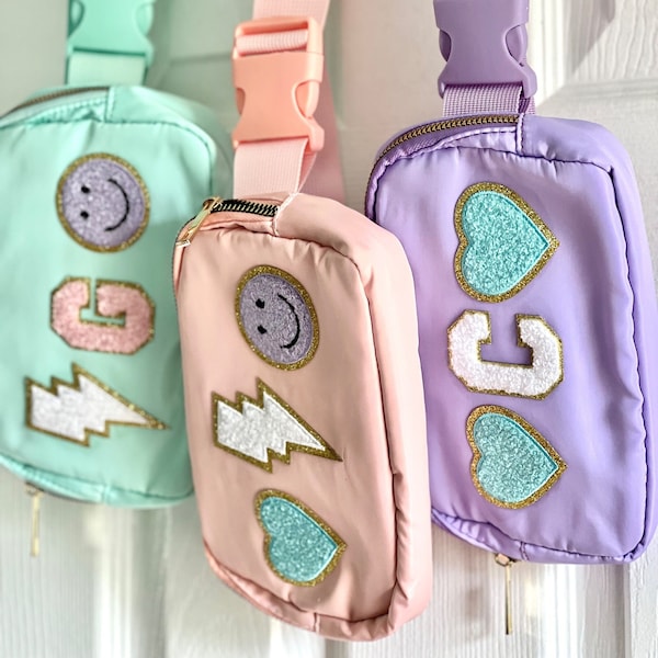 Personalized Kids Fanny Pack Custom Belt Bag Toddler Handbag Kids Belt Bag Toddler Purse Custom Kids Bum Bag for Toddlers Girl Crossbody Bag