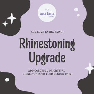 Rhinestone Upgrade Colorful or Clear Crystals (Add Bling to Jackets  Bags)