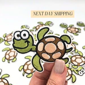Iron On Turtle Patch Kids DIY Craft Backpack Accessory