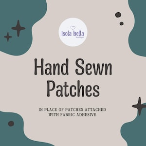 Parches cosidos a mano Mejora de la costura de parches