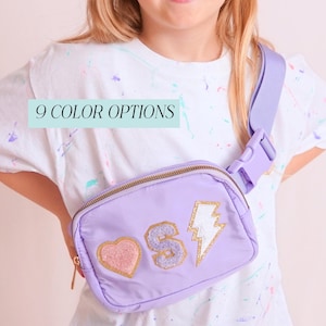 Personalized Fanny Pack Girl Custom Belt Bag Child Patch Purse Personalized Gift for Girl Teen Belt Bag Custom Toddler Patch Bag Custom Gift