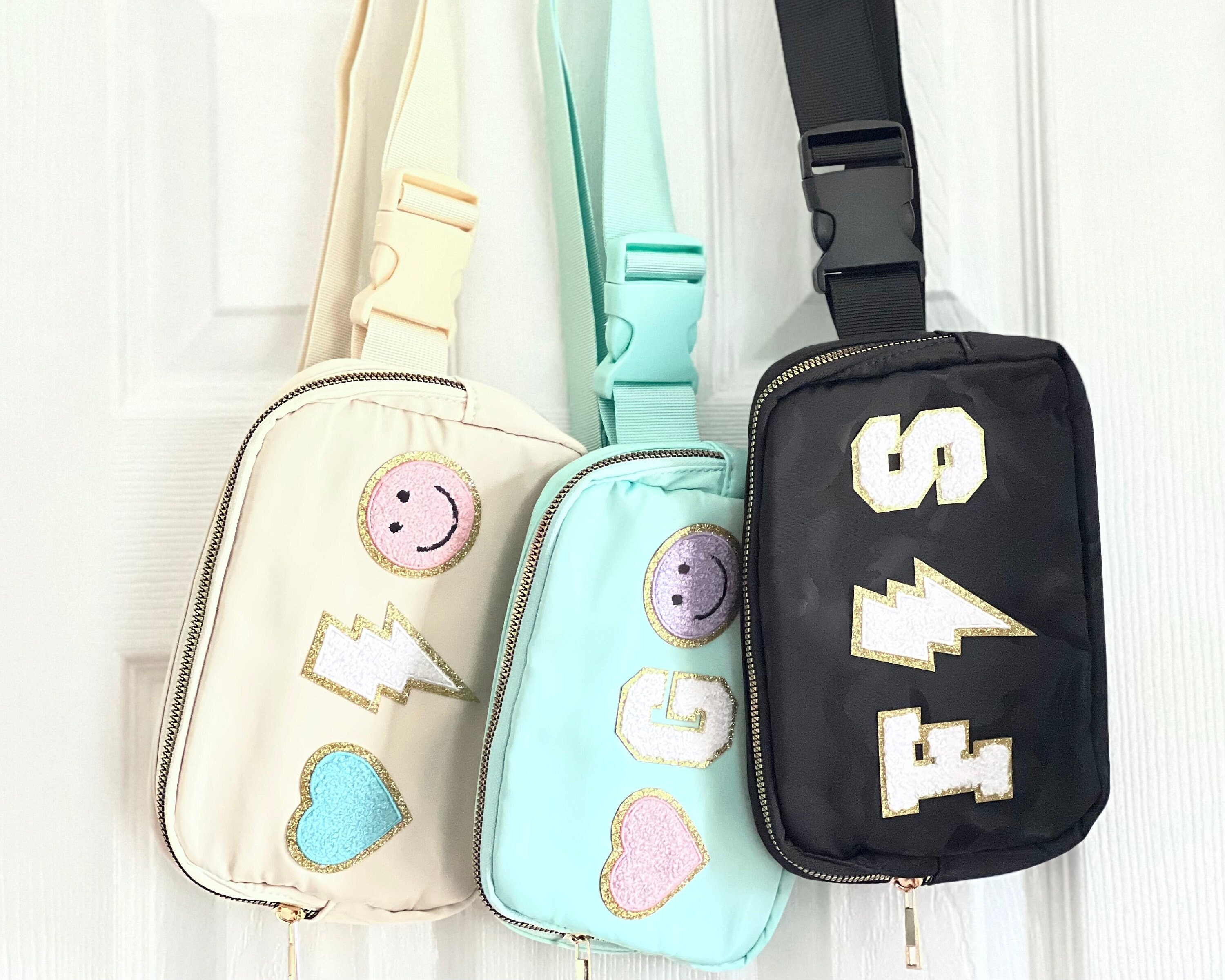 Baby Mini Waist Bags Nylon Cute Letter Fanny Packs for Girls and Boys  Banana Bag Fashion Kids Shoulder Crossbody Chest Belt Bags