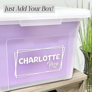 Benutzerdefinierte Meilenstein Tote Erinnerungsbox DIY Kit Tote Schularbeit Organisationsbox Kit DIY Aufbewahrungsbox Kind Erinnerungsbox Schularbeit Aufbewahrungsbox Meilenstein Bin