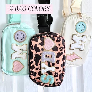 Personalized Belt Bag for Kid Custom Fanny Pack Gift Toddler Personalized Crossbody Girl Bum Bag Personalized Gift Girl Handbag Kid Purse