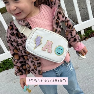 Personalized Belt Bag Toddler Custom Fanny Pack Girl Gift Personalized Kid Crossbody Bum Bag Customized Gift Girl Handbag with Name Purse