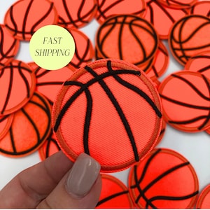Basketball Patch for Hat Bar Patches for Sports Mom Hat Patches Embroidered Sports Patch for Kids Clothing Patch DIY Embroidery Patch Party