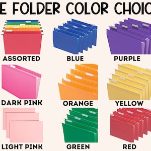 file folder color choices