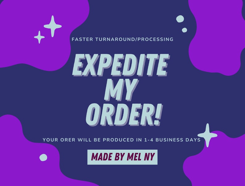 Expedited Production Faster production of your order image 1