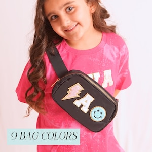 Children Belt Bag Custom Lunch Carrier Girls Birthday Gift Kids School Accessory Hands Free Bag Kid Personalized Fanny Pack Bag Snack Pouch