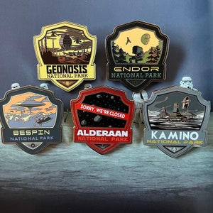 Star Wars National Park Hard Enamel Pins (Wave 2)