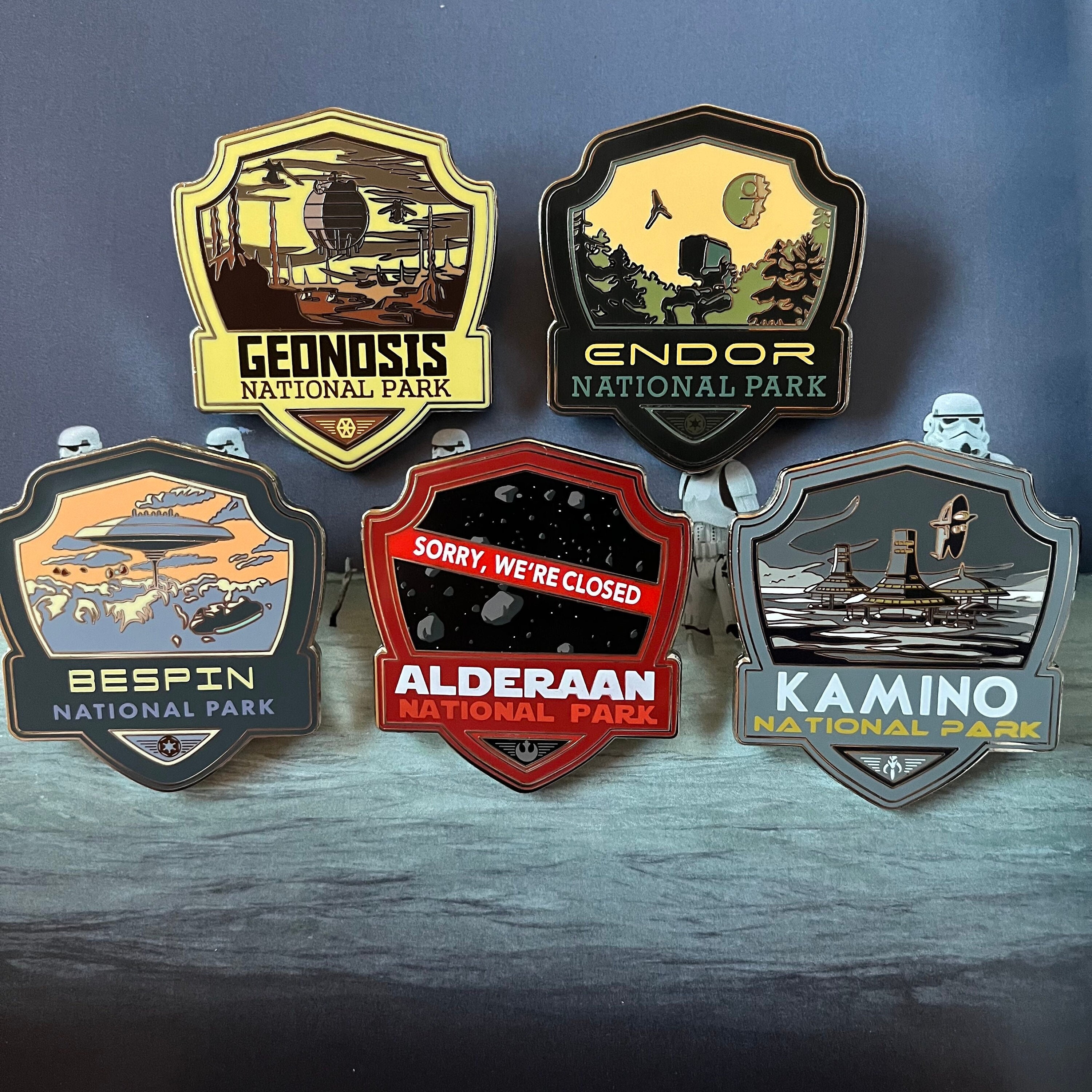 Star Wars National Park Hard Enamel Pins (Wave 2)