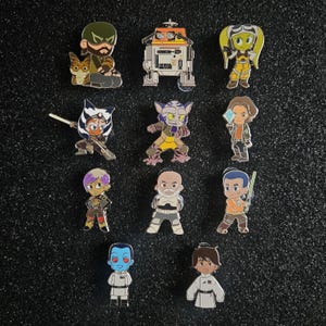 Pines de esmalte de Star Wars Rebels de FantasyPinstress