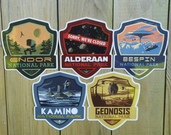 Star Wars National Park Stickers (Wave 2)