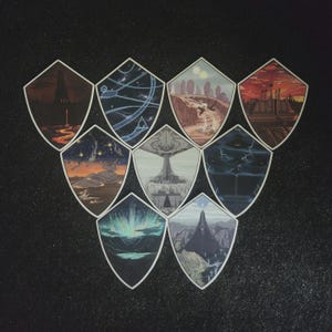 Star Wars Planet Stickers