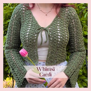 Whimsi Cardi Pattern - Crochet Cardigan Pattern