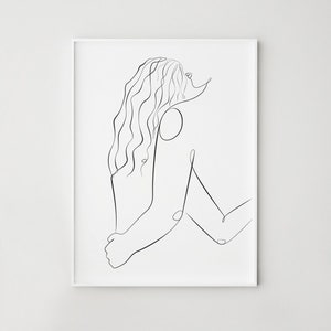 Hugging couple line art, Abstract man and woman print, Friends one line drawing, Love print, Printable wall art, Minimalist art