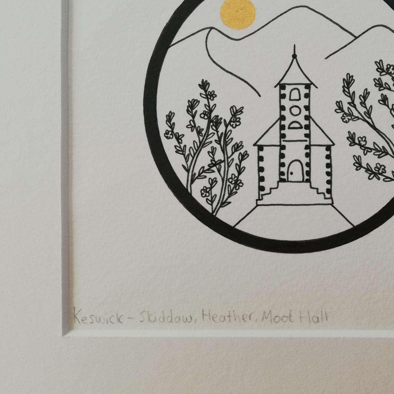 Keswick - Skiddaw, Heide, Moot Hall - Etsy Schweiz