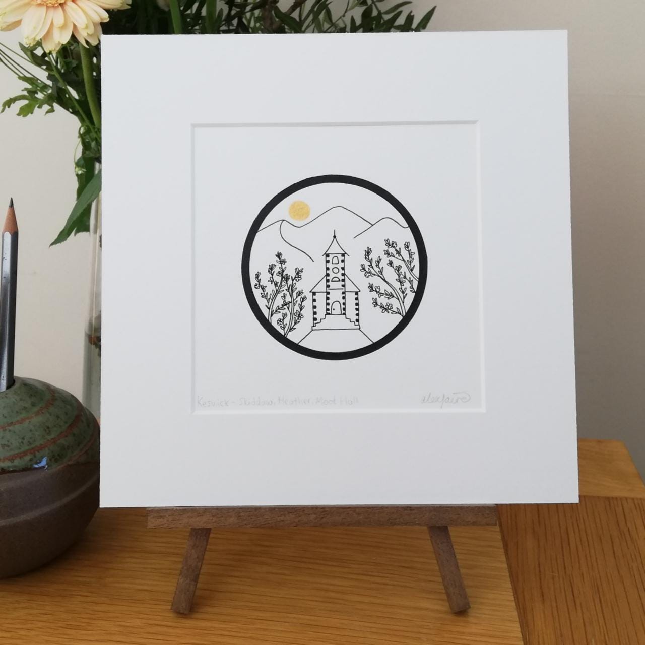 Keswick - Skiddaw, Heide, Moot Hall - Etsy Schweiz