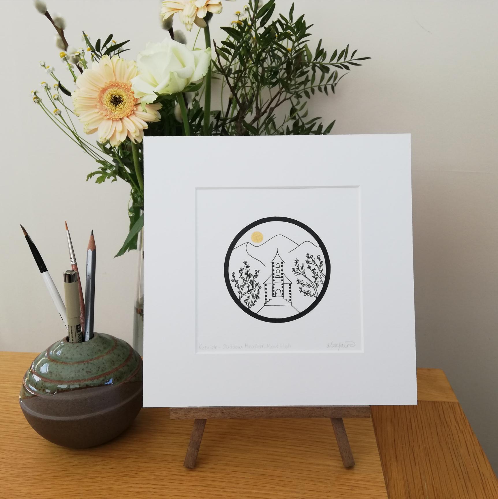 Keswick - Skiddaw, Heide, Moot Hall - Etsy Schweiz