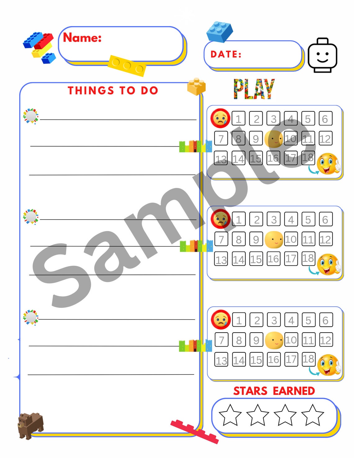 Piano Practice Chart Printable Practice Log Piano Practice - Etsy
