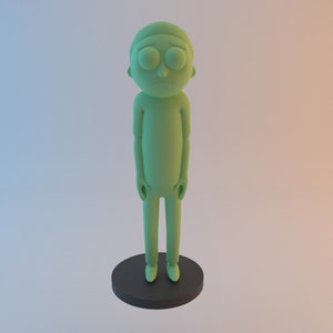 Rick & Morty - Modelo de dibujos animados MORTY SMITH - Figura coleccionable - Regalo STL - Impresión animada - Regalo para niños - Archivo stl 3D - Figura 3D stl-