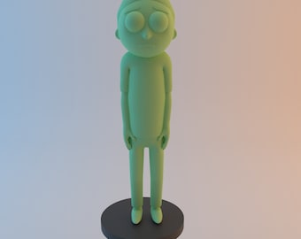 Rick & Morty - MORTY SMITH Cartoon Model - Collectible Figure - Gift STL - Animated Print - Gift for kids - 3D stl file - 3D figure stl-