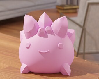 Slime Rancher Largos - Pink Rock, Pink Tabby, Rock Tabby, Pink Phosphor Game figure - Stl file - Cartoon 3D Cute model - Child gift stl file