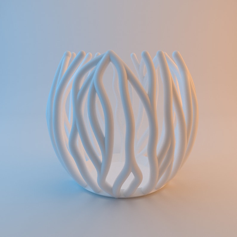 Candle Holder 3D Print STL File for 3D Printers TABLE DECORATION 3d