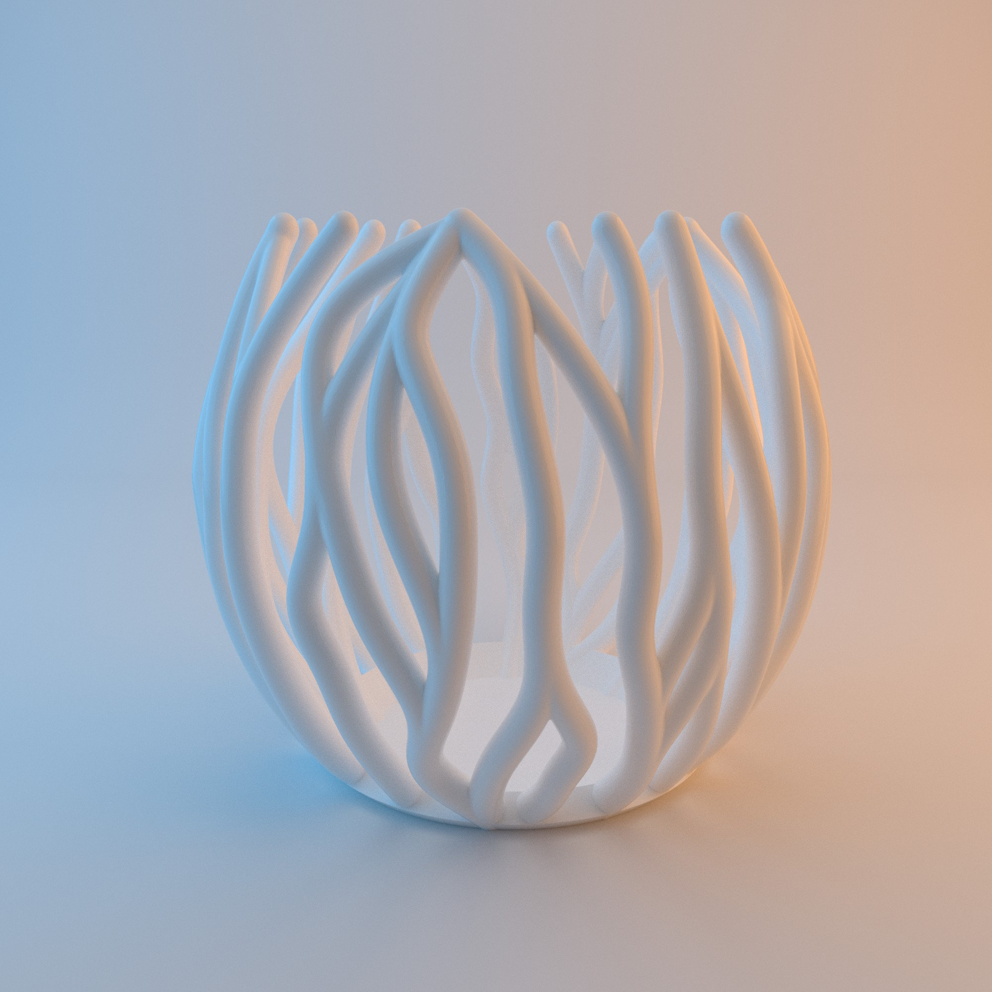 Candle Holder 3D Print STL File for 3D Printers TABLE Etsy