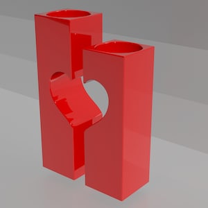 Heart Candle Holder STL Files for 3D Printing | 3D Home Decor | 3d printed - Digital Download