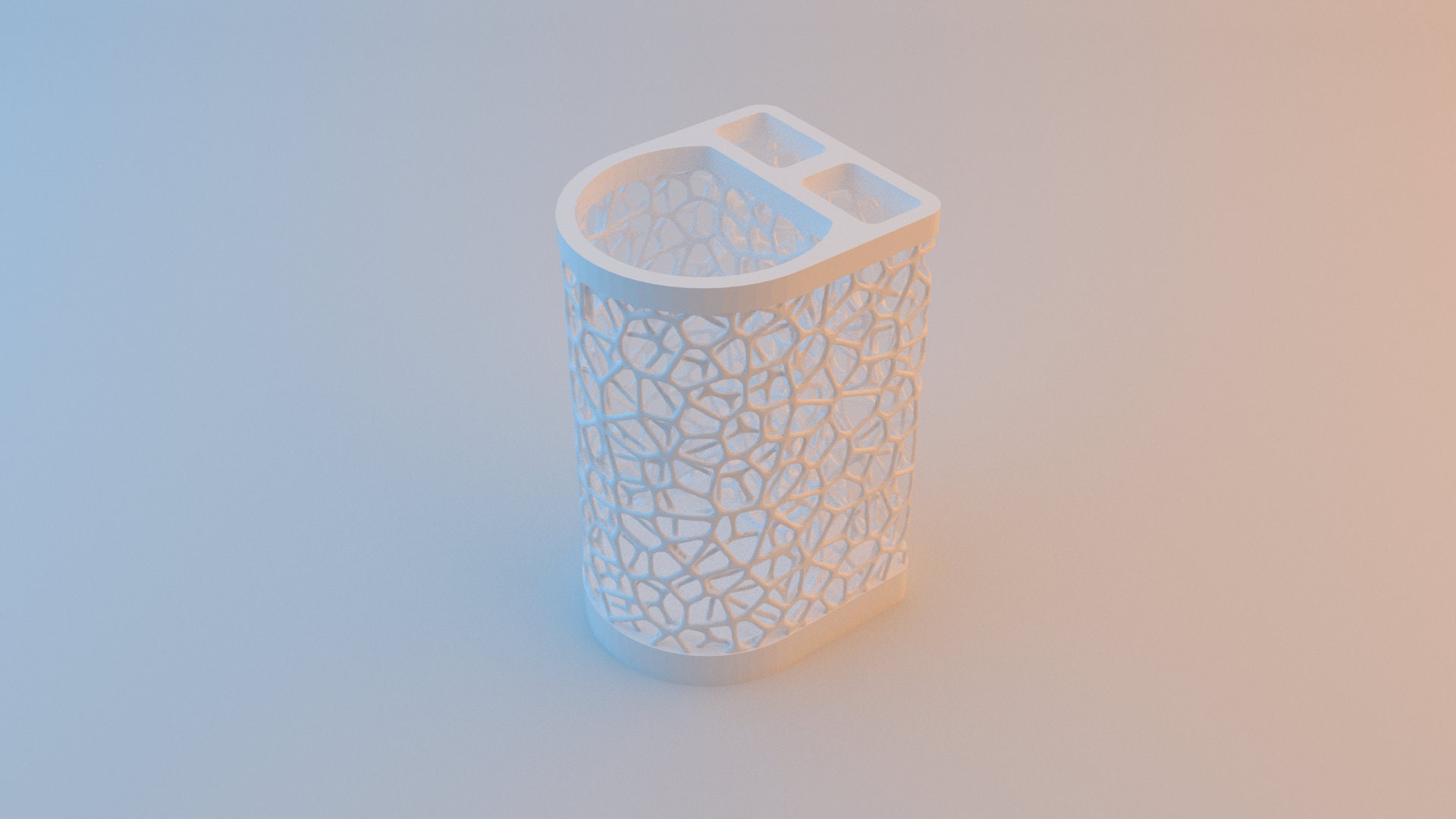 Toothbrush Holder Stl File Bathroom Organizer Toothbrush Etsy