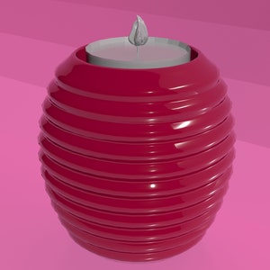 Candle Holder STL Files for 3D Printing | 3D Home Decor | 3d printed - Digital Download