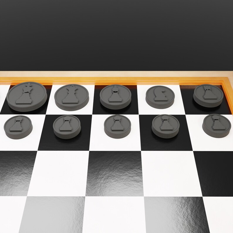 Chess Set 3D Print File Stl, Chess Set Premium Chess Set Chess Set