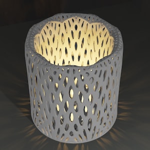 Cylindre Candle holder 3D Print STL File For 3D Printers | TABLE DECORATION - Home Decoration | Home Decor stl - Modern Decor